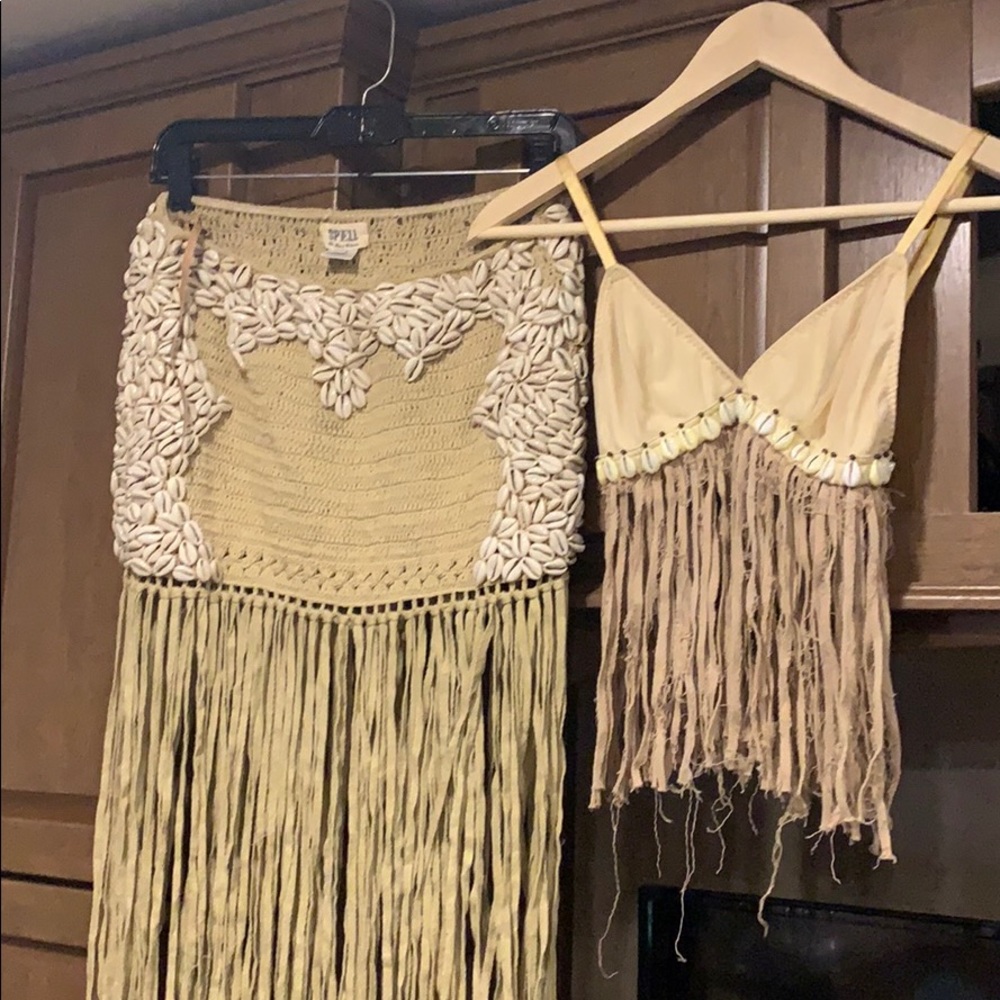 Skirt and top